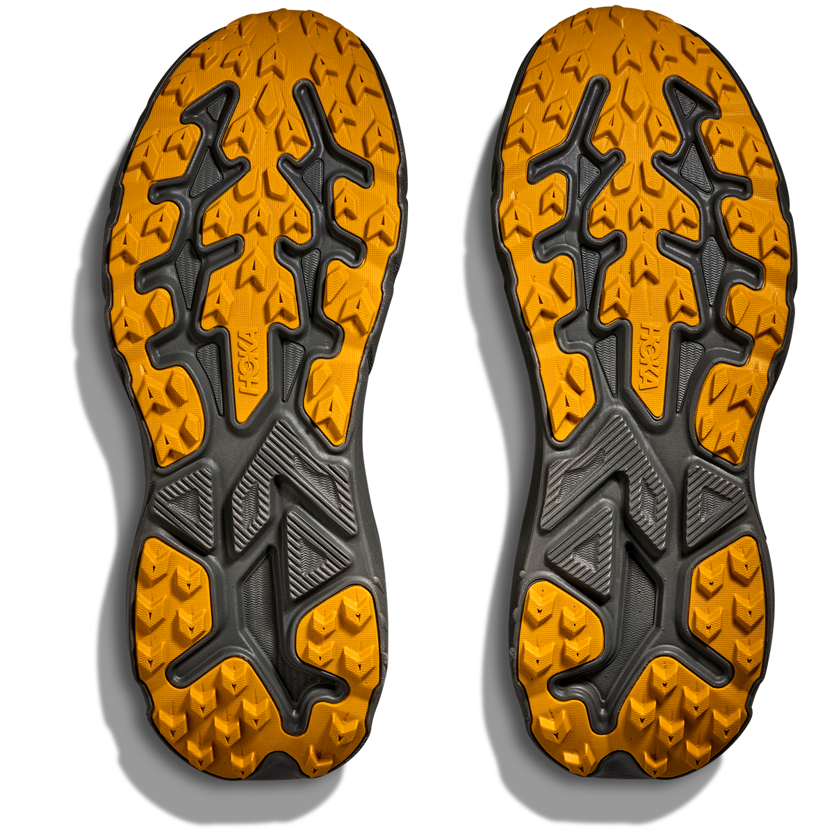 Hoka Challenger 8 GTX Running Shoes - Mens - Asphalt Grey/Yellow