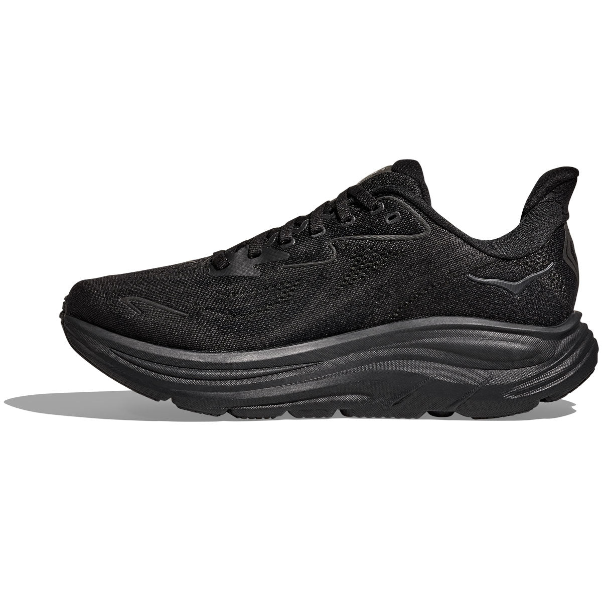 Hoka Clifton 10 Running Shoes - Mens - Black/Black