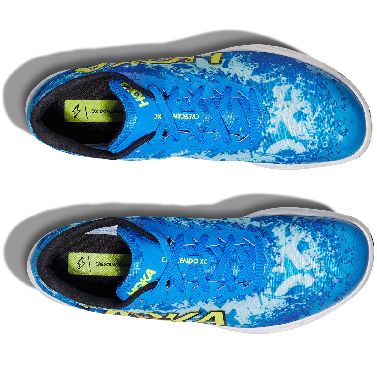 Hoka Crescendo XC Running Spikes - Unisex - Dive Blue/Evening Primrose