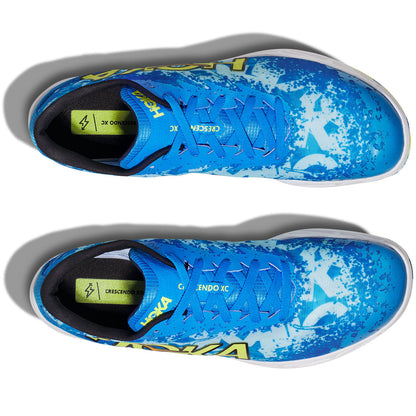 Hoka Crescendo XC Running Spikes - Unisex - Dive Blue/Evening Primrose