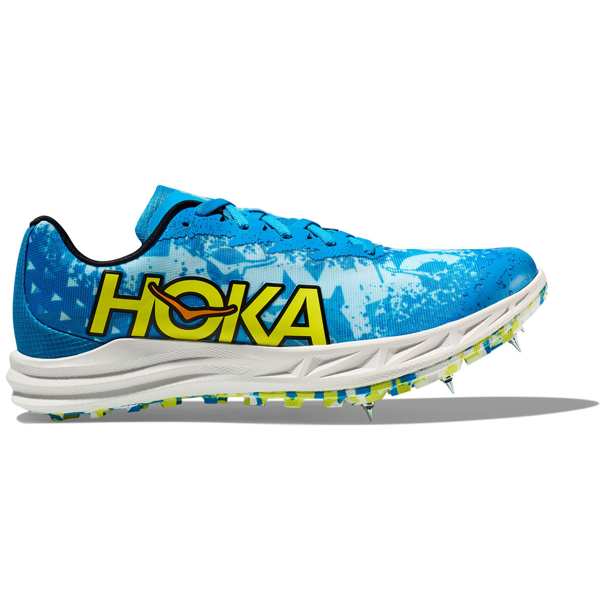Hoka Crescendo XC Running Spikes - Unisex - Dive Blue/Evening Primrose