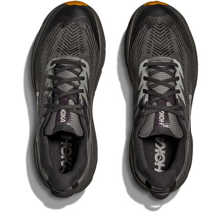 Hoka Challenger 8 GTX Running Shoes - Mens - Asphalt Grey/Yellow