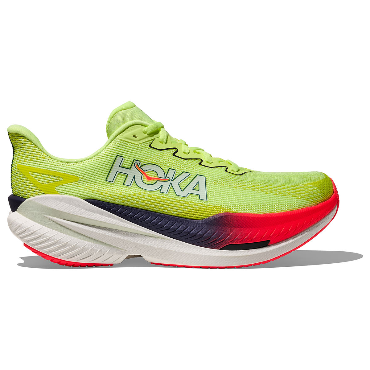 Hoka Mach X 3 Running Shoes - Mens - Neon Yuzu/Squid Ink