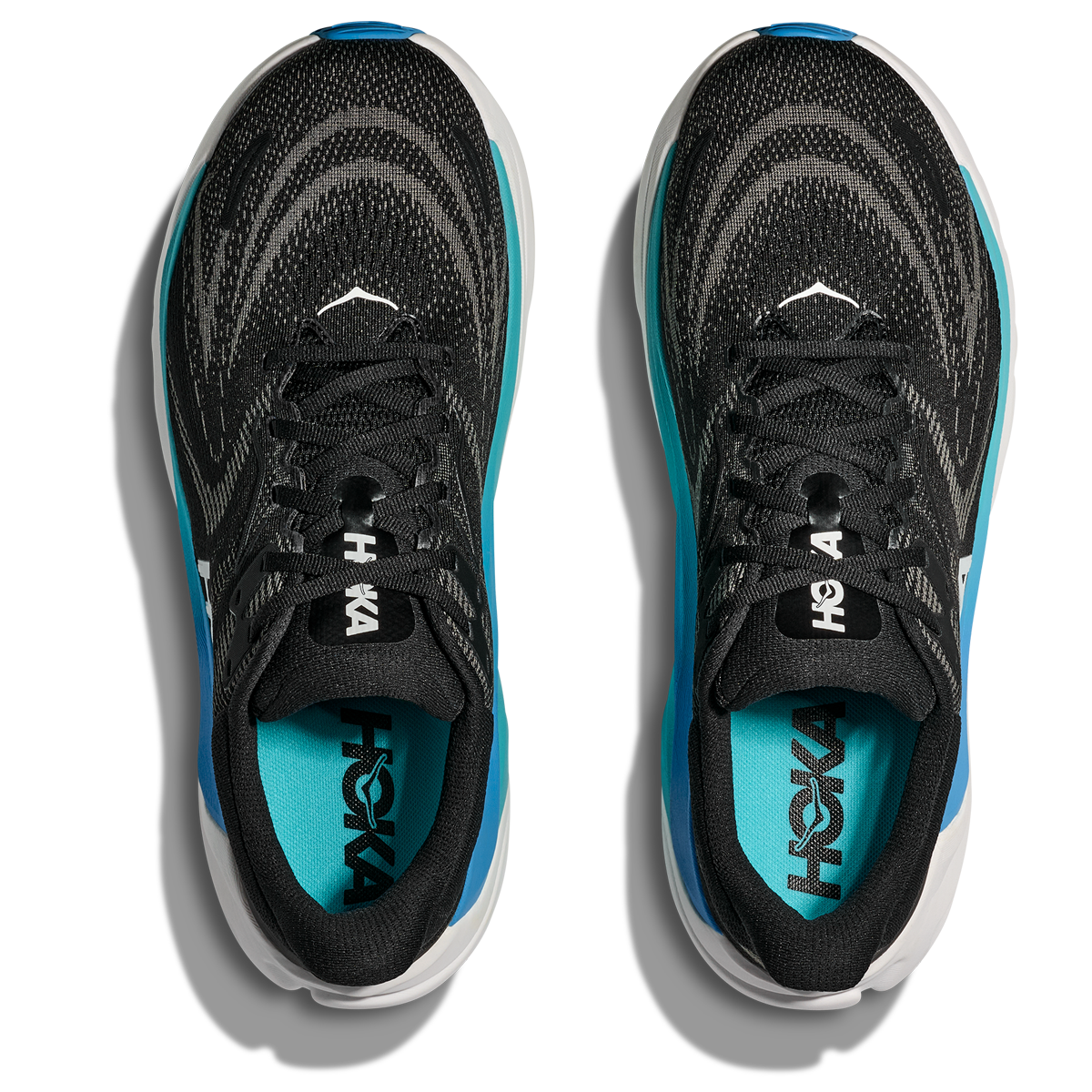 Hoka Arahi 8 Running Shoes - Mens - Black/Skyward Blue